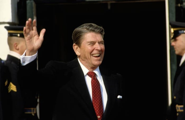 US President Reagan proclaims a war on drugs
