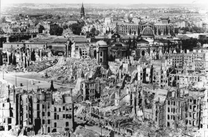 Allied Forces Began Bombing in Dresden