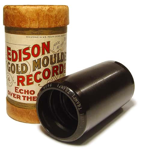 Patent Approved for Thomas Edison's Cylinder Phonograph