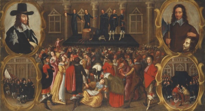 Oliver Cromwell Executed