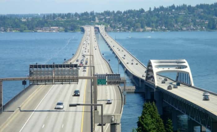 The Floating Seattle Bridge Opened