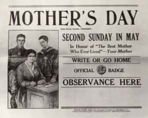 Woodrow Wilson Declares First Mother's Day